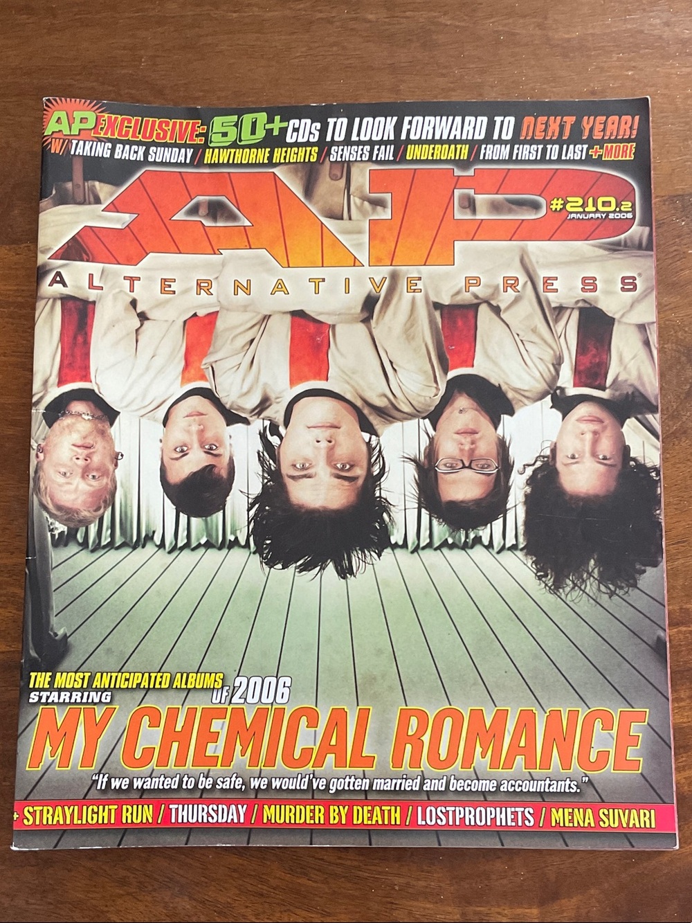 2006 My Chemical Romance cover of AP magazine